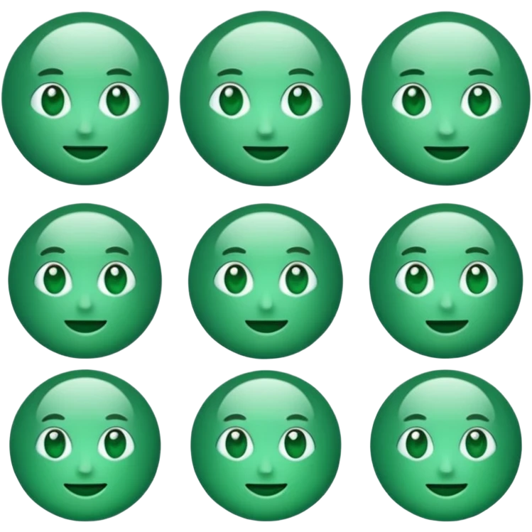 Green  emoji