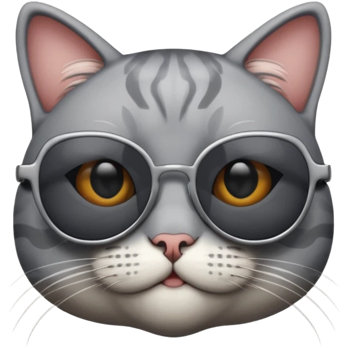 Cat wearing sunglasses emoji