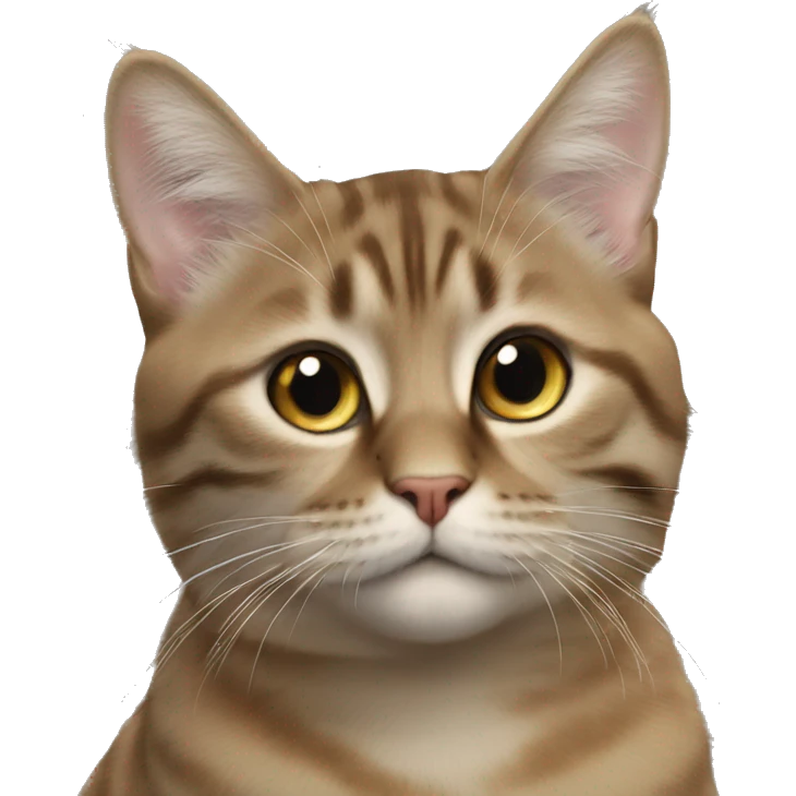 кошка сидит  emoji