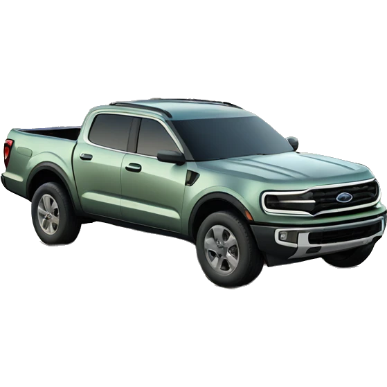 2023 ford Maverick truck, cactus grey color like light green grey emoji