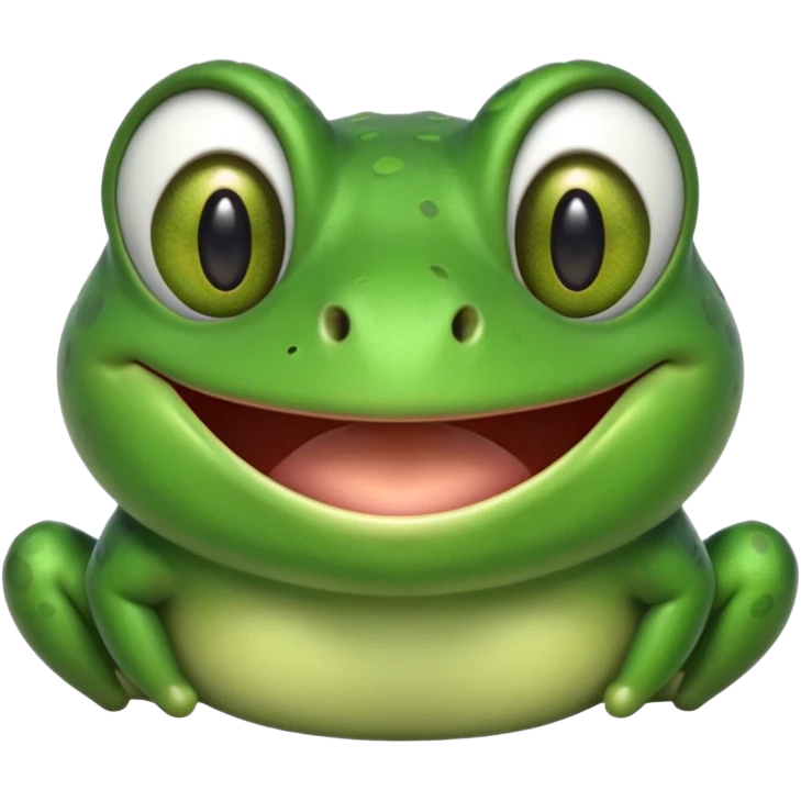 قورباغه ای که‌ میخنده emoji