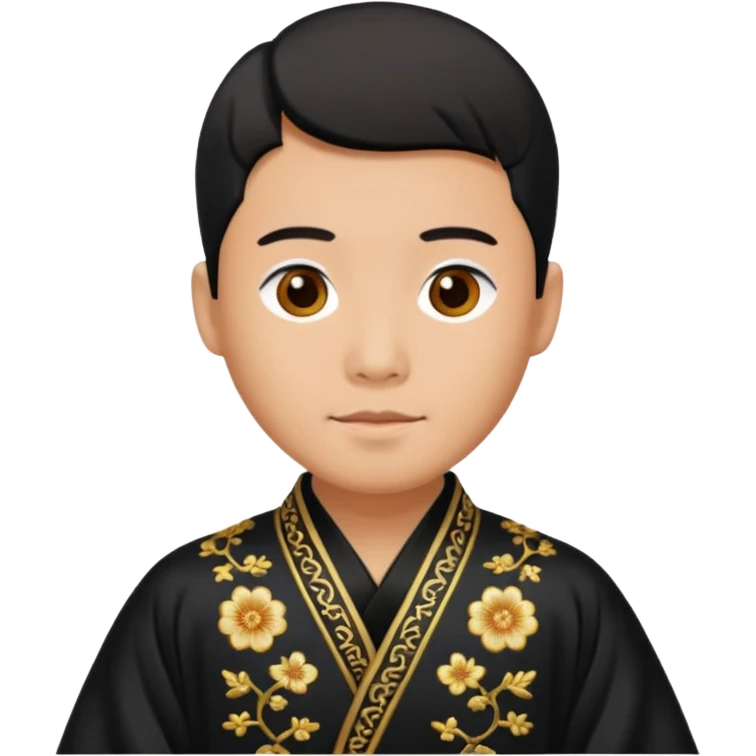 Chinese groom, traditional. emoji