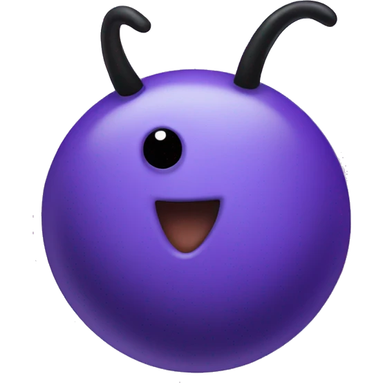 Purple tick emoji