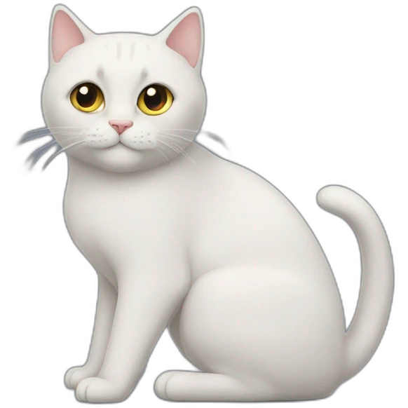 Cœur avec chat emoji