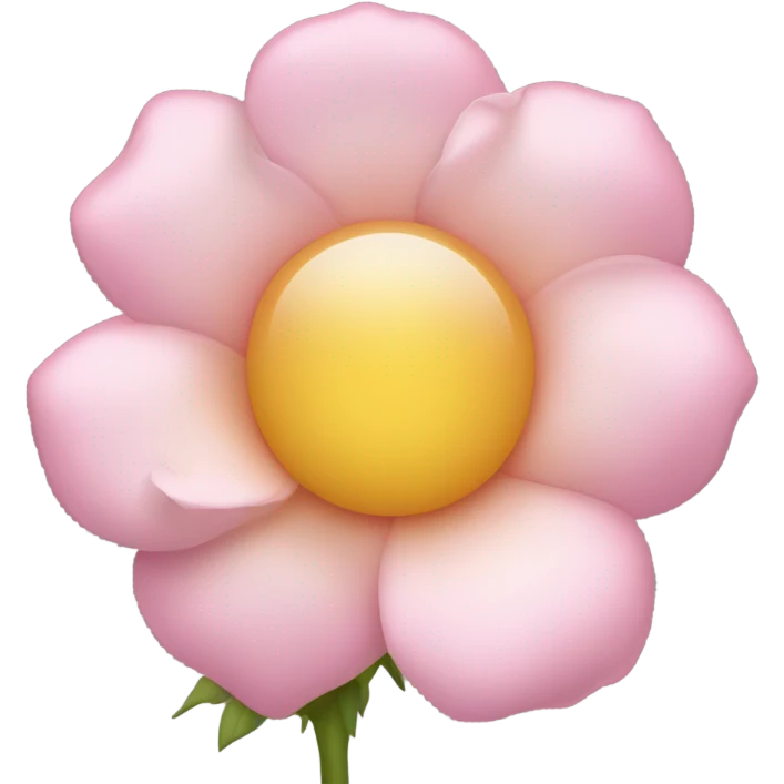 soleil réaliste pink emoji