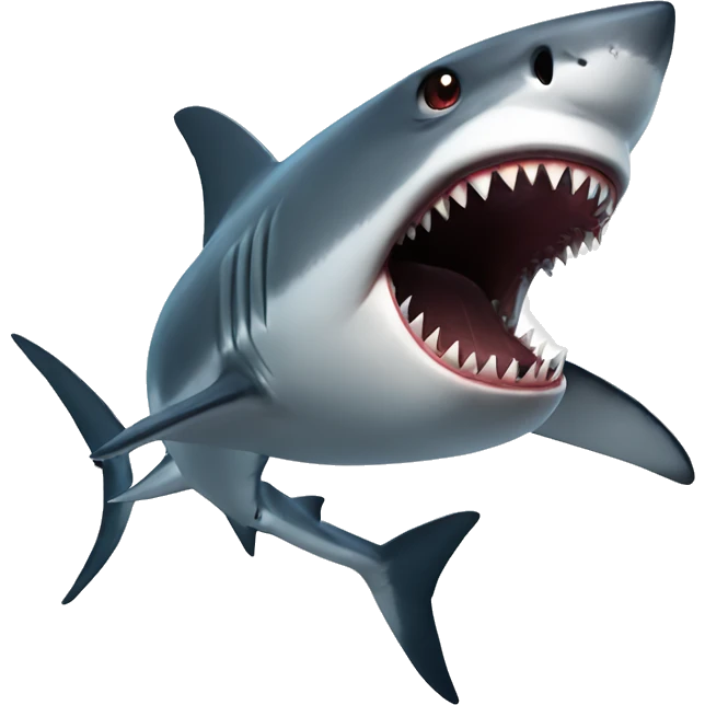 Shark attack emoji