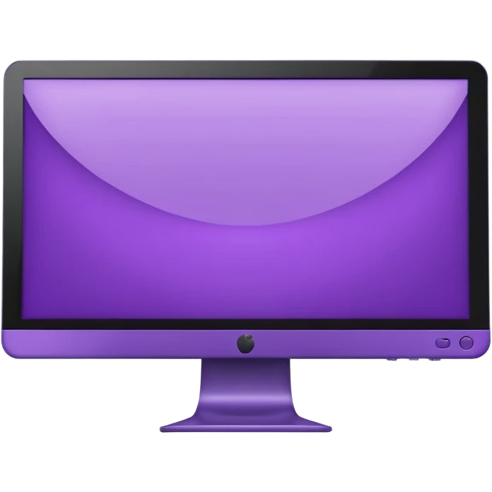 purple wide screen monitor emoji