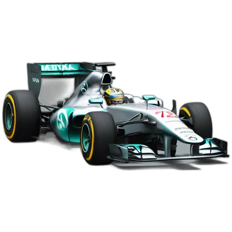 formula one, mercedes emoji