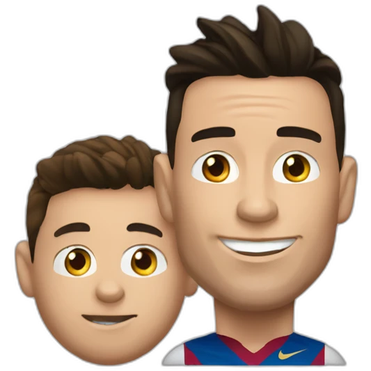 Ronaldo et messi emoji