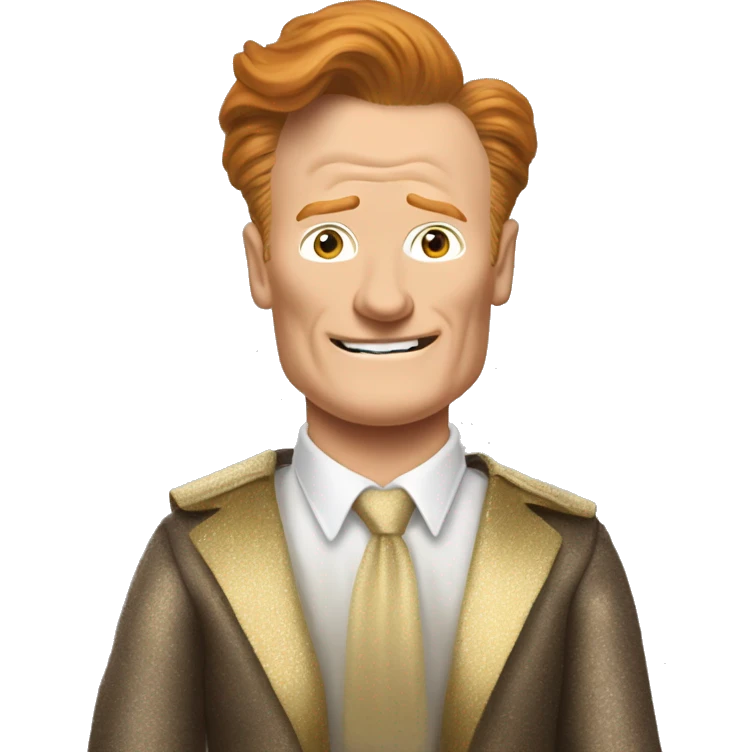 Conan o’ brien wearing a tutu emoji