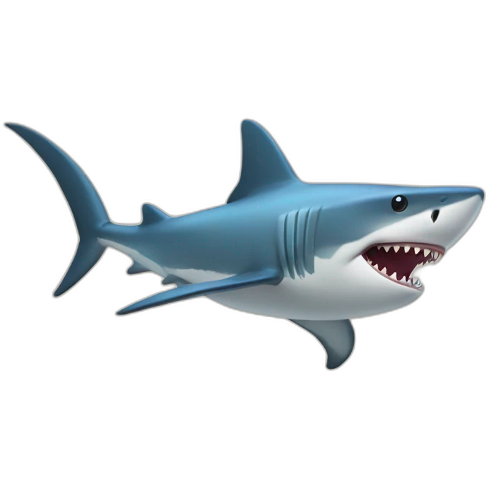 requin très féroce emoji