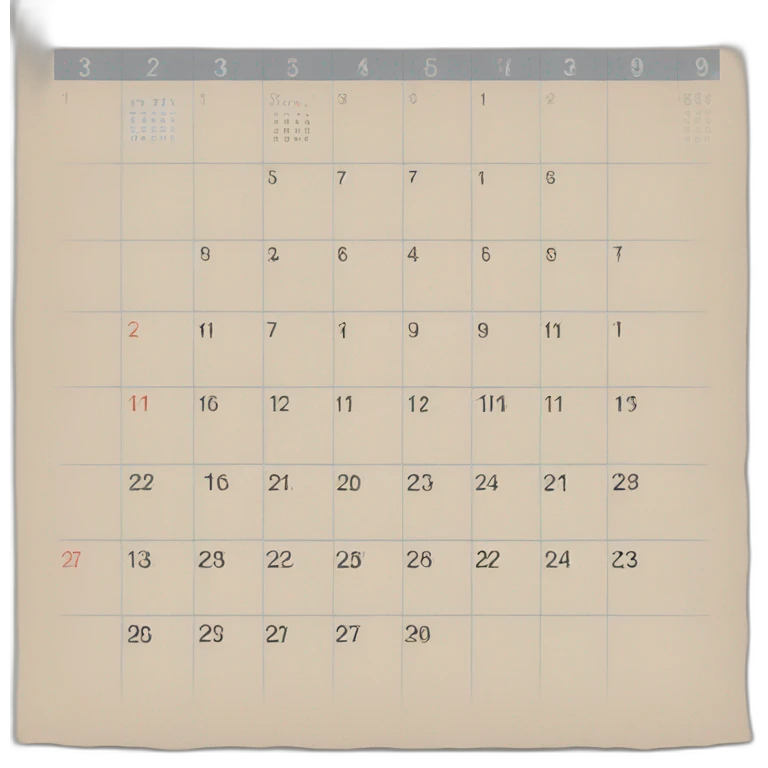 calendar emoji