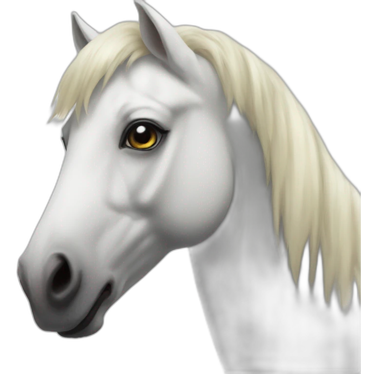 white pony clown from the movie "it" emoji