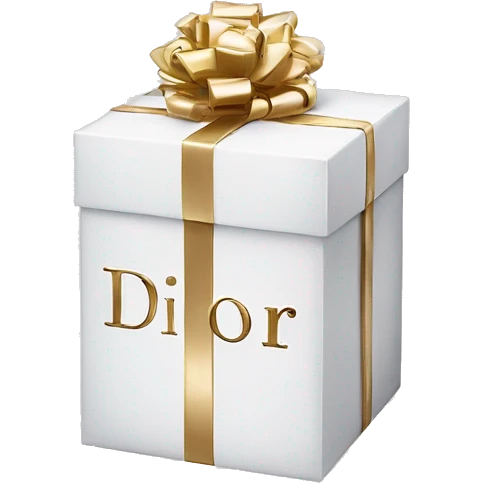 Dior-logo-Gift-box emoji