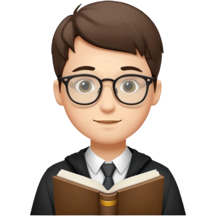 student(men) who is studying English  emoji