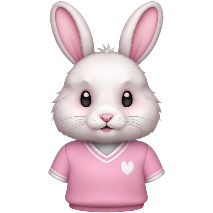 rabbit with pink jersey emoji