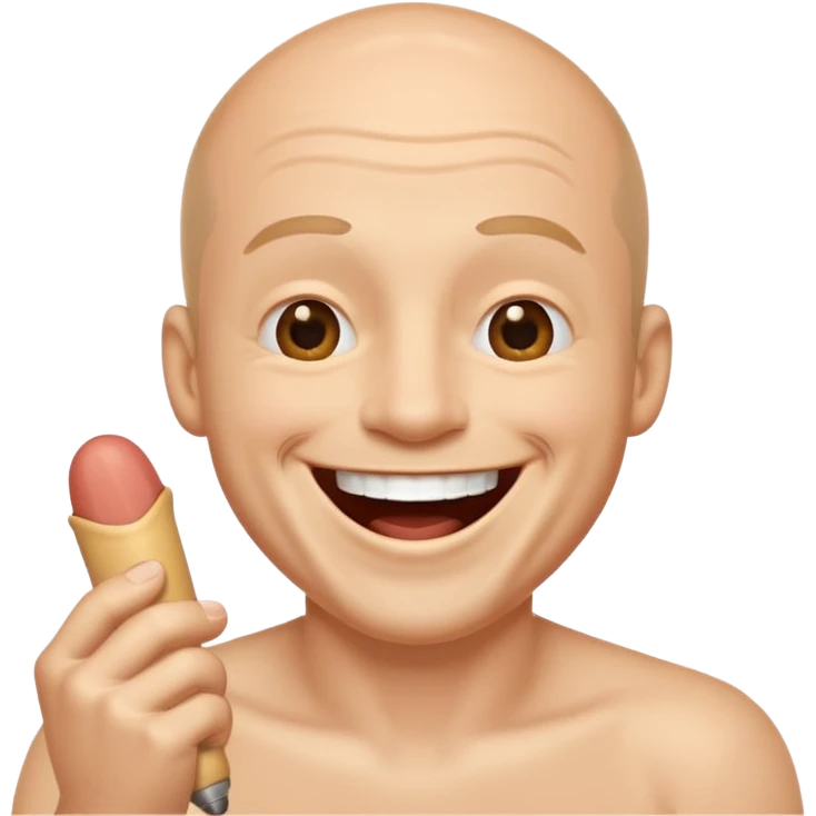 Male dick shrinkage joke emoji