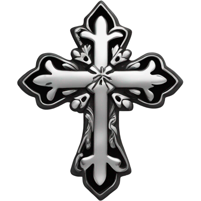 chrome hearts cross emoji