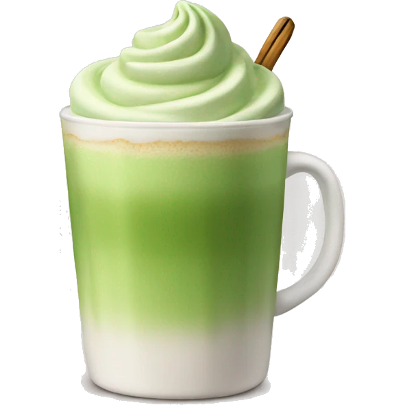 Matcha latte  emoji