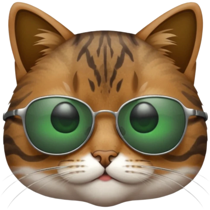 Cat wearing sunglasses emoji