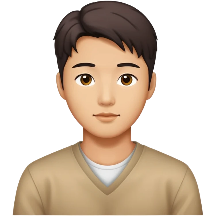 A handsome korean guy emoji