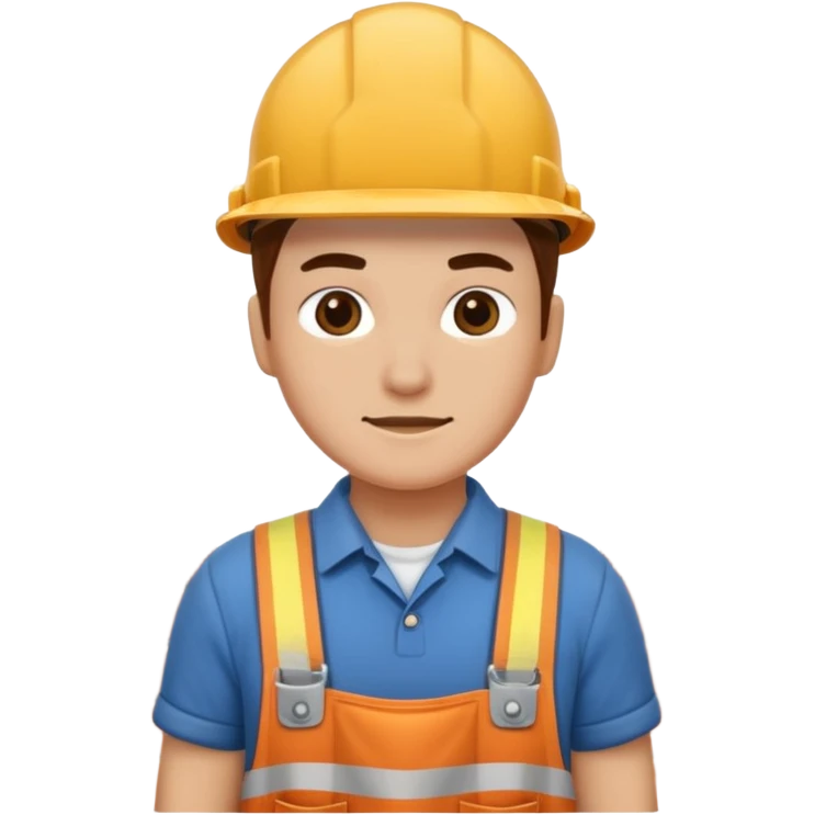 trabajando albañil emoji