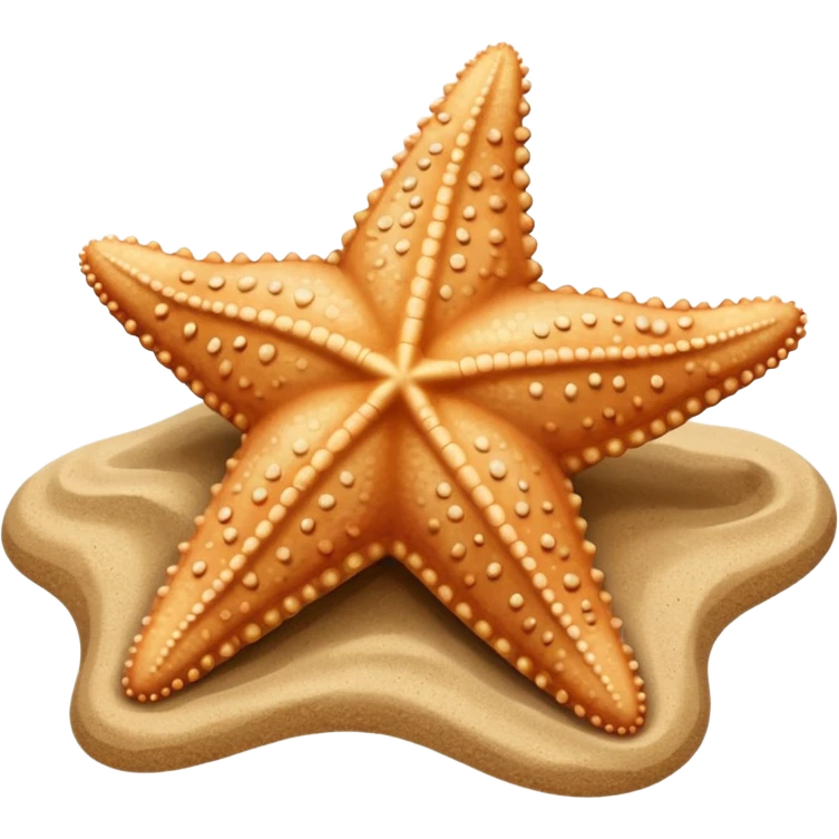 Beige starfish emoji