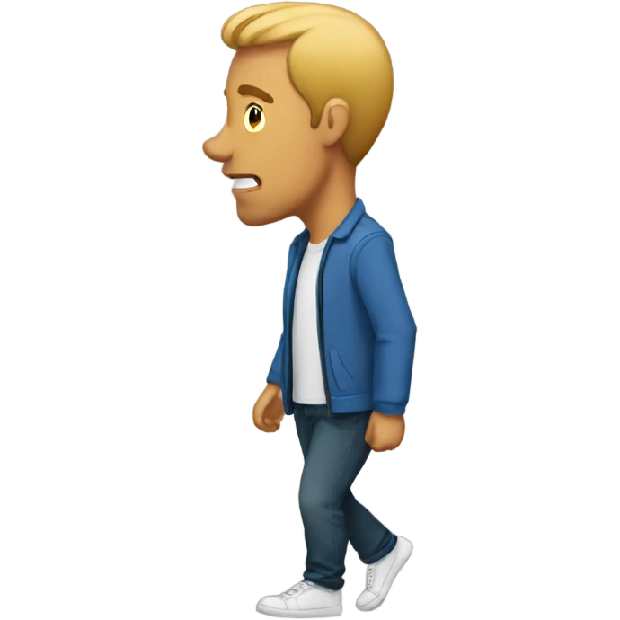 walk away emoji