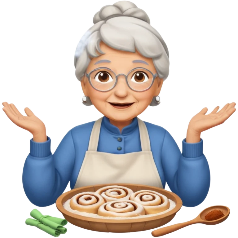 Grandma-cinnamon rolls  emoji