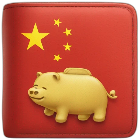wallet with china flag emoji