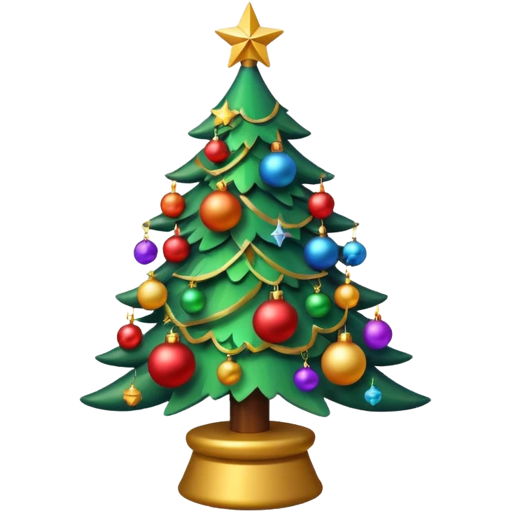 christmas tree animated emoji