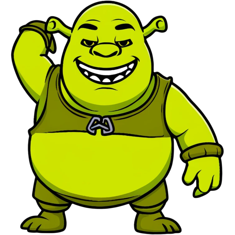 Shrek ogre emoji