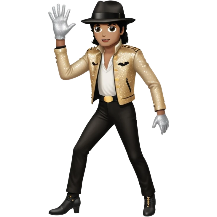 Michael Jackson moonwalking emoji