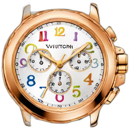 louis Vuitton watch emoji