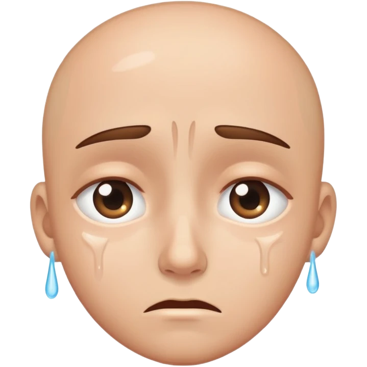 Dying and crying emoji