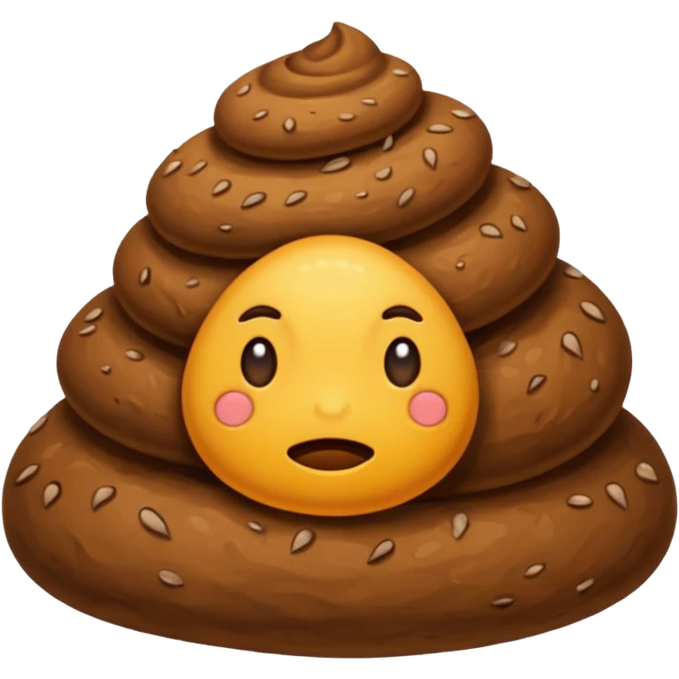 Shit stain emoji
