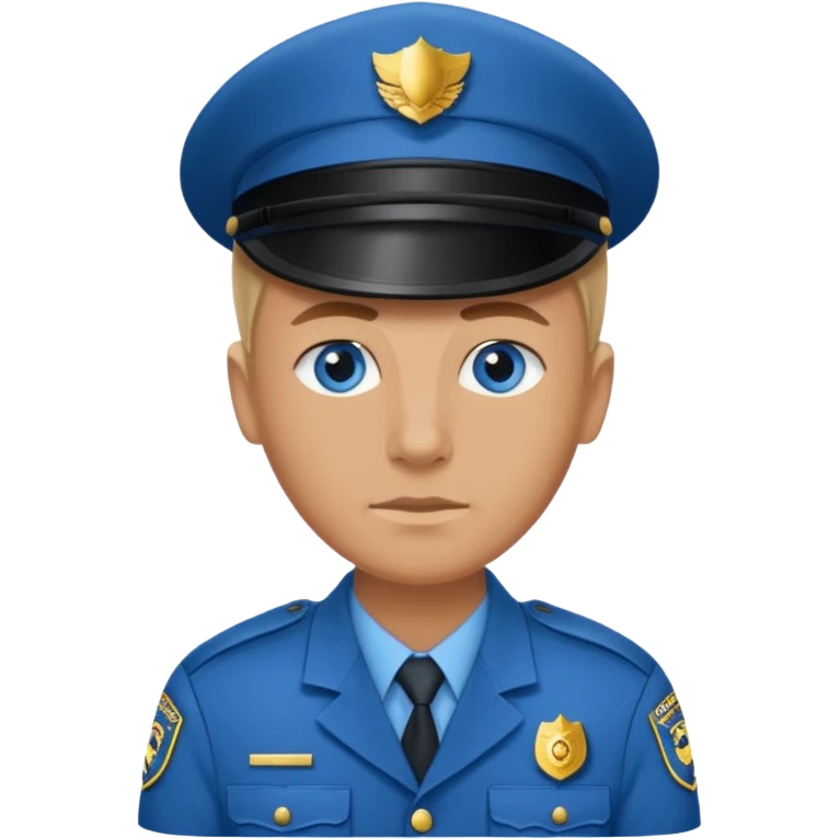 Blue eyed correctional sergeant baker emoji