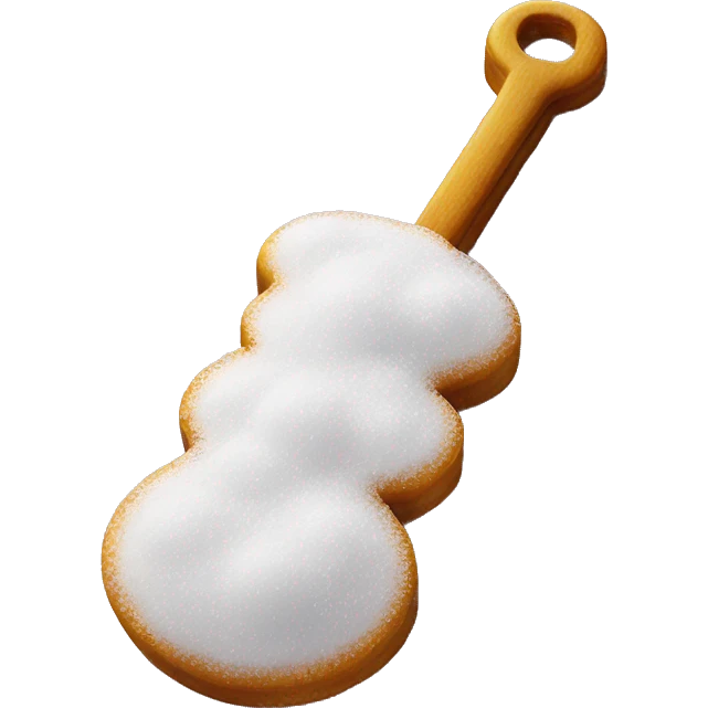 key covered in icing sugar emoji