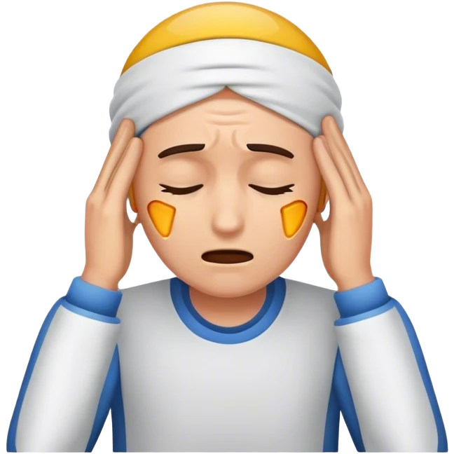Headache emoji