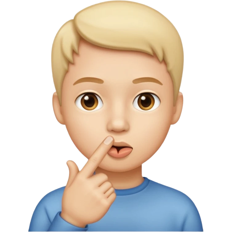 shushing finger emoji