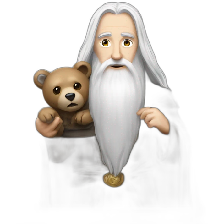 Saruman with bear emoji