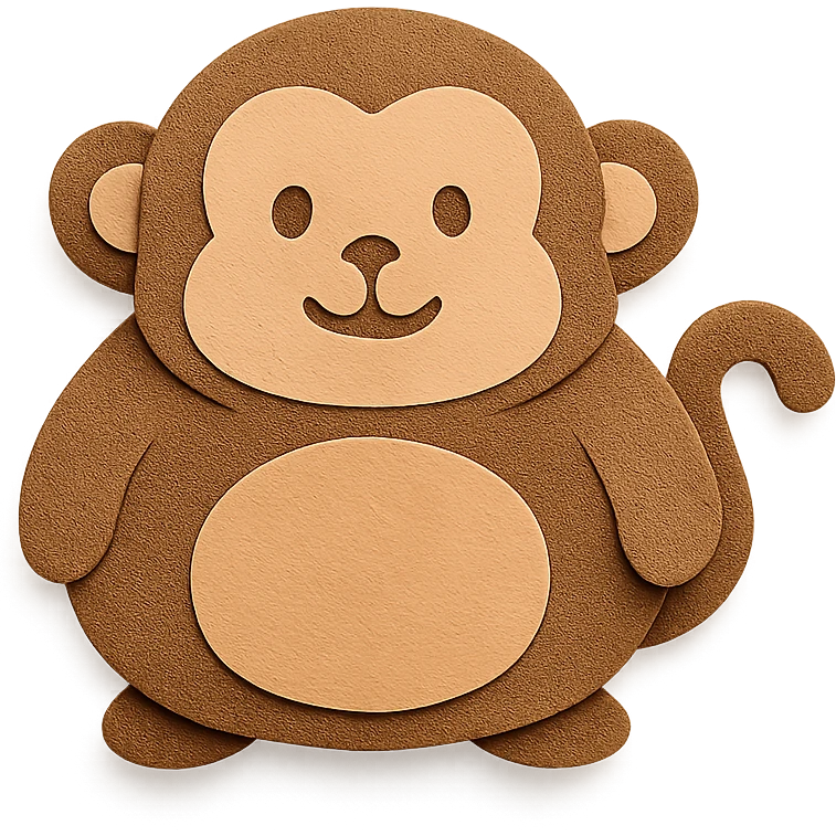 super fat monkey emoji