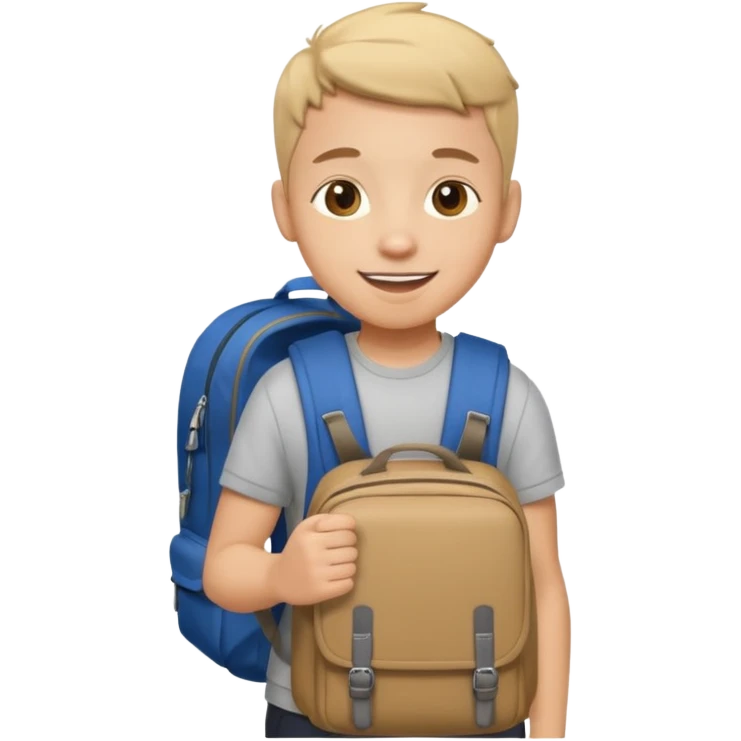 travelling student in UK emoji