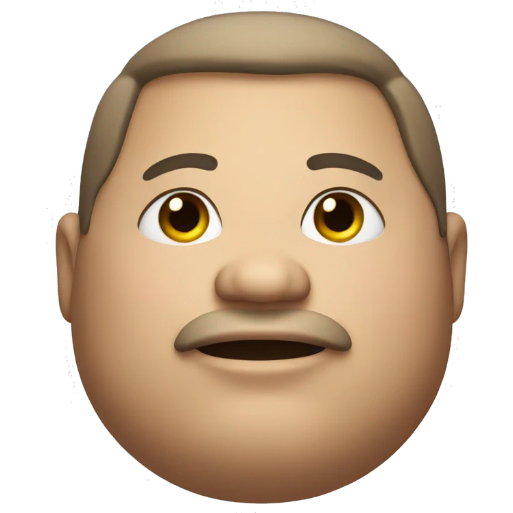 Fat man emoji