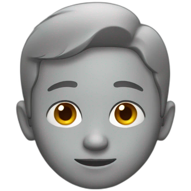 Chat gris emoji