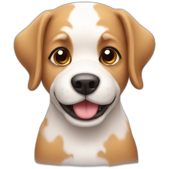 Cute dog  emoji
