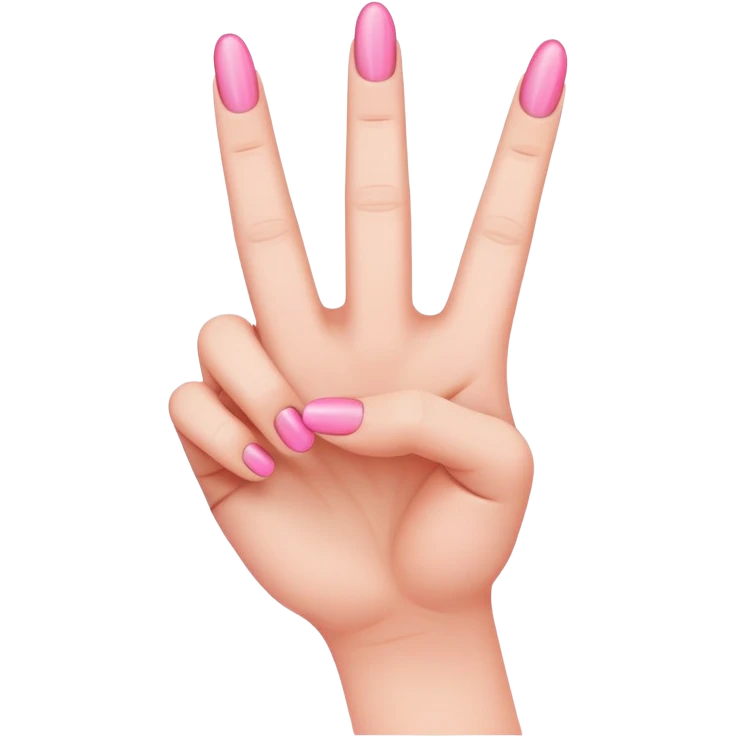pink middle finger emoji