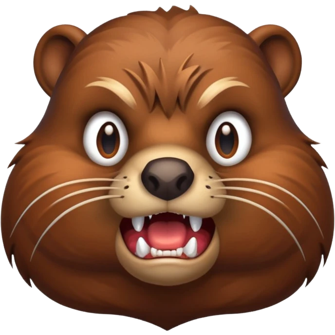 angry beaver emoji