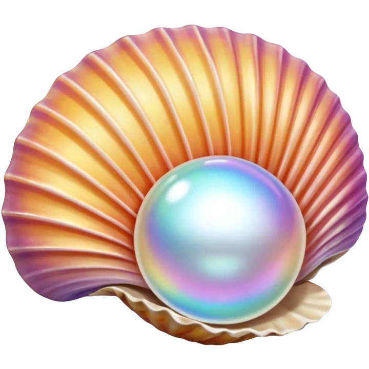 OpenSea shell with pearl emoji