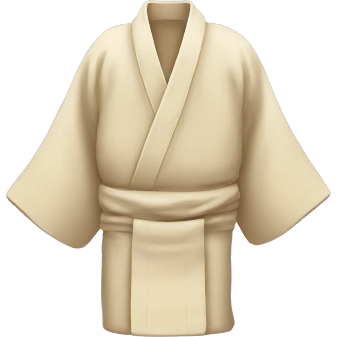 empty beige kimono emoji